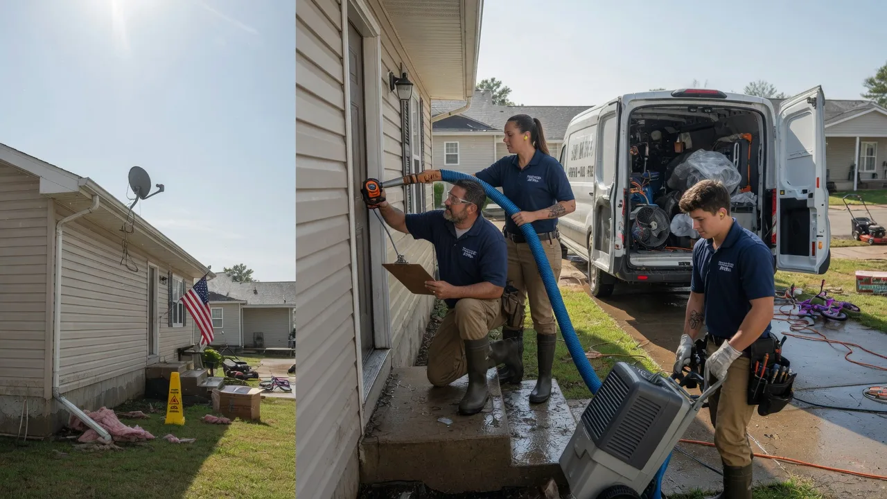 Ceiling Water Damage Restoration in Frankfort, OH near me